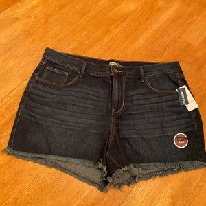 Old Navy The Diva denim jean shorts 14 NWT nice